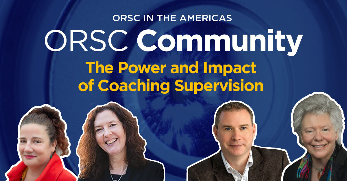 ORSC in the Americas - Power and Impact of Coaching Supervision blue camera lens